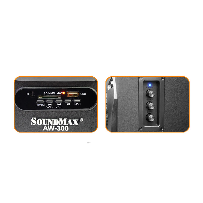 Loa vi tính SoundMax AW-300 - 2.1, Bluetooth
