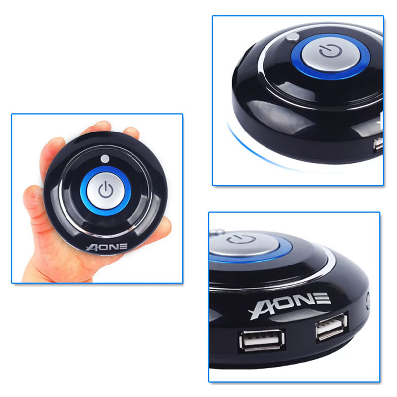 Bộ nút nguồn AONE có Led Audio USB cho phòng game (Loại dán)