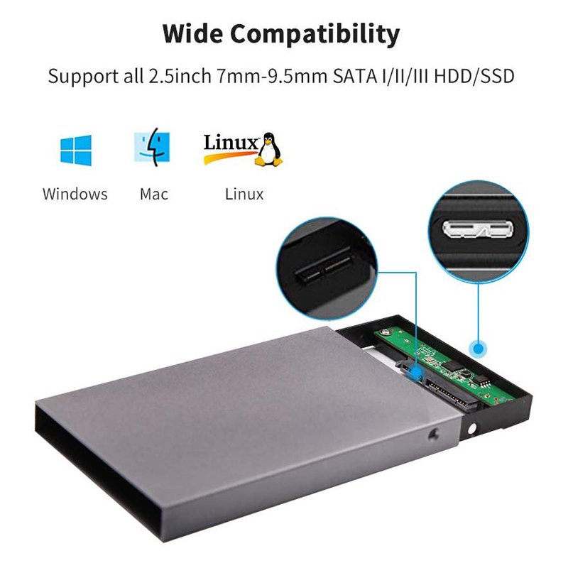 Box HDD Sata 2.5 USB 3.0 SSK HE-V600
