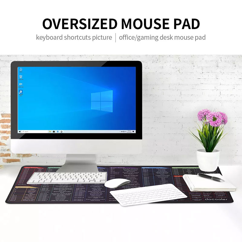 Mousepad dài KM-M1 tích hợp phím tắt văn phòng (30 x 70 x 0.3cm)
